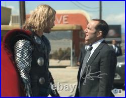 Clark Gregg Signed Autograph The Avengers 11x14 Photo Beckett BAS Marvel