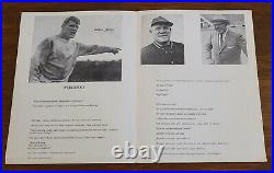 Coach Wally Weber 1969 Autograph University Michigan Wolverines Football Signed