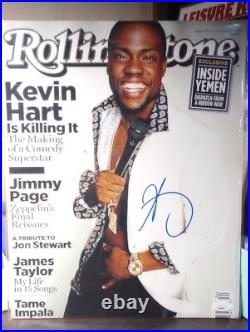 Comedy All Star? KEVIN HART? Autographed 11x14 Rolling Stone Cover JSA