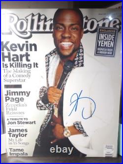 Comedy All Star? KEVIN HART? Autographed 11x14 Rolling Stone Cover JSA
