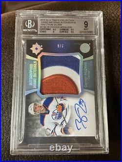 Connor Mcdavid 2015 Ultimate Collection Spectrum Rookie Patch Auto /6 Bgs 9/10