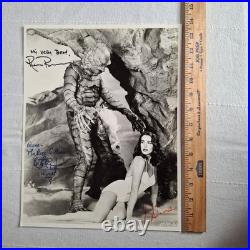 Creature From The Black Lagoon 11X14 Browning Adams & Chapman Signed Photo withCOA