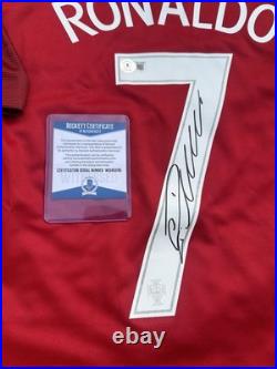 Cristiano Ronaldo signed Portugal euro winners 2016 jersey, Beckett COA