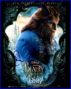 DAN STEVENS Signed Autographed 8x10 DISNEY BEAUTY AND THE BEAST Photo