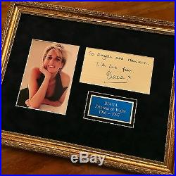 DIANA Princess of Wales PSA/DNA Authentic AUTOGRAPH SIGNED CONCORDE