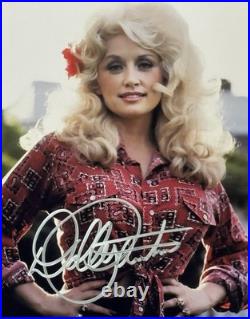 DOLLY PARTON SILVER Autographed Signed 8 x 10 PHOTO withCOA