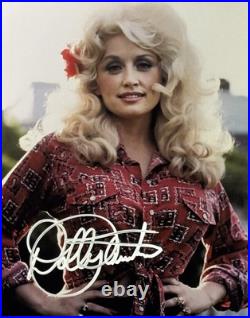DOLLY PARTON SILVER Autographed Signed 8 x 10 PHOTO withCOA