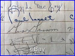 DON BEACHCOMBER signed guestbook autographs 1964-1973 actors music NASA politics
