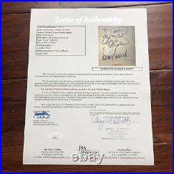DONALD J TRUMP JSA LOA Full Signature Autograph Signed Paper President