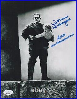 DONNIE DUNAGAN Signed SON OF FRANKENSTEIN 8x10 Photo Autograph JSA COA CERT