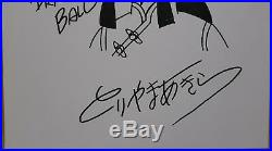 DRAGONBALL Akira Toriyama Autograph Signed Chi Chi on Shikishi Board