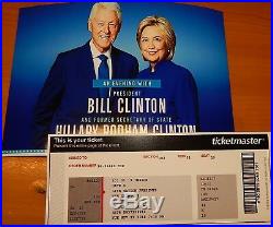 DUAL AUTOGRAPH What Happened Book SIGNED by both BILL & HILLARY CLINTON HOT