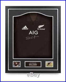 Dan Carter Signed Shirt New Zealand Framed Autograph Jersey Memorabilia COA