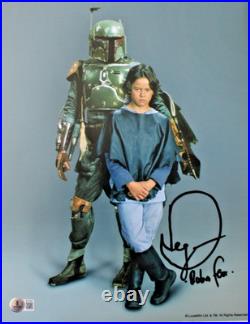 Daniel Logan Signed 11x14 Photo. Boba Fett Inscription. Beckett BT27542