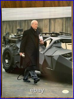 Dark Knight Michael Caine Autographed Signed 11x14 Photo JSA COA #4