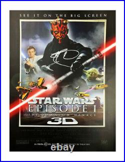 Darth Maul A3 Poster Signed by Ray Park 100% Authentic With COA