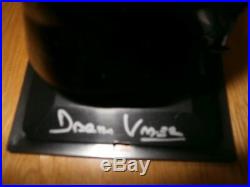 Dave Prowse Darth Vader hand signed mini helmet Star Wars with case photo COA