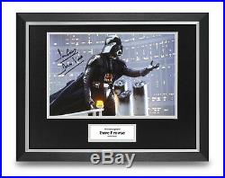 Dave Prowse Signed 16x12 Framed Photo Display Darth Vader Star Wars Memorabilia
