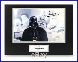 Dave Prowse Signed 16x12 Photo Display Darth Vader Star Wars Memorabilia + COA
