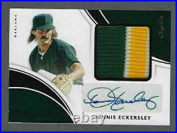 Dennis Eckersley 2016 Immaculate Collection Jumbo Material Autographs Auto 1/1