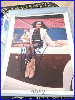 Diana Ross Signed 8x10 Photo Color Photo Great