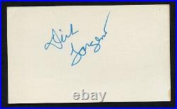 Dick Sargent d1994 signed autograph Vintage 3x5 card Actor Bewitched BAS Cert