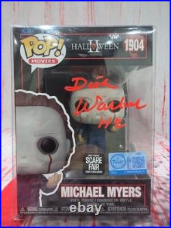 Dick Warlock Signed Hot Topic Scare Fair 2025 Michael Myers Funko WithJSA COA