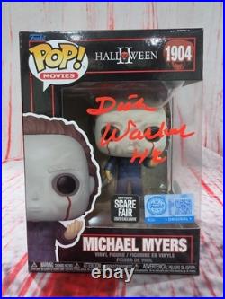 Dick Warlock Signed Hot Topic Scare Fair 2025 Michael Myers Funko WithJSA COA