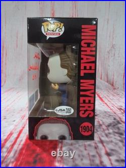 Dick Warlock Signed Hot Topic Scare Fair 2025 Michael Myers Funko WithJSA COA