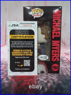Dick Warlock Signed Hot Topic Scare Fair 2025 Michael Myers Funko WithJSA COA