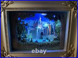 Disney Autographed Olszewski Gallery of Light Sleeping Beauty Castle Box NEW