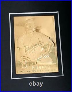Dodgers Legends Signed Autographed Baseball Framed Photo Jsa Psa Snider Alston +