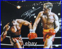 Dolph Lundgren Autographed/Inscribed 16x20 Photo Balboa vs Drago JSA 184769