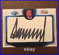 Donald Trump 2016 Decision Signed Autograph Cut Signature Blue Foil Very Rare