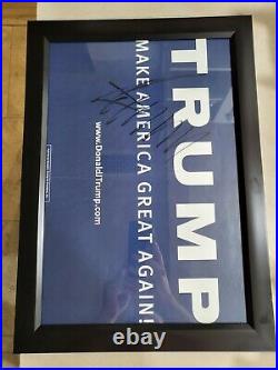 Donald Trump Autograph Signed President Original 2016 Campaign Sign JSA
