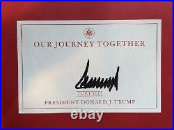 Donald Trump Autographed Book Our Journey Together President Sold out 45