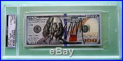 Donald Trump Hand Signed Crisp One Hundred Dollar Bill! -psa/dna Authenticated