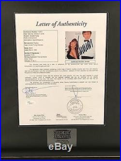 Donald Trump Signed Playboy Magazine Framed March 1990 Gold Autograph JSA LOA