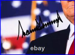 Donald Trump US President Signed Autographed 11×14 Photograph with Authentication