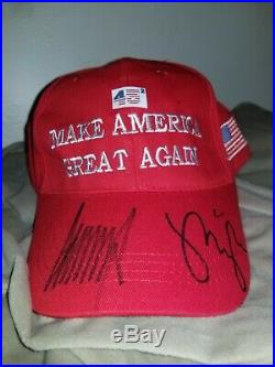 Donald Trump and Mike Pence Autographed Make America Great Again Hat (MAGA)