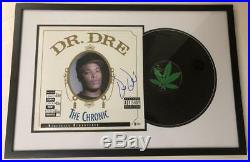 Dr. Dre Signed The Chronic Vinyl Framed Authentic Autograph Proof Beckett Coa