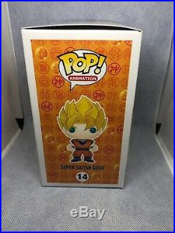 Dragon Ball Z Sean Schemmel Autographed Super Saiyan Goku Funko Pop! JSA Sticker