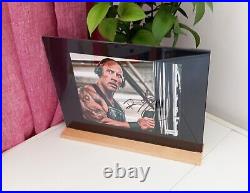 Dwayne Johnson Signed autographed 20x15 COA photo in 30x22 clear frame