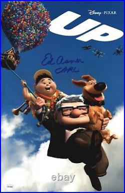 ED ASNER Hand Signed DISNEY PIXAR UP 11x17 Photo CARL Autograph JSA COA Cert