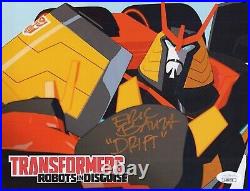 ERIC BAUZA Signed TRANSFORMERS 8x10 Photo DRIFT Authentic Autograph JSA COA Cert