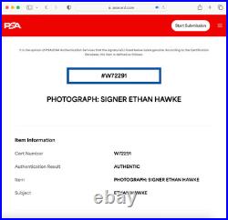 ETHAN HAWKE SIGNED 11x14 PHOTO PSA DNA AUTOGRAPH TRAINING DAY 2291