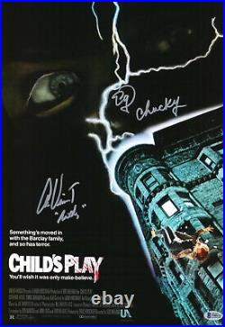 Ed Gale Alex Vincent Autograph Signed Child's Play 12x18 Photo Beckett Bas Coa 1