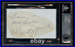 Ella Fitzgerald d1996 signed autograph 3x5 cut Jazz Singer 1st Lady of Song BAS