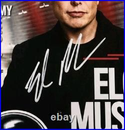 Elon Musk Signed 8x10 Rolling Stone Promo Photograph Autographed Tesla Starlink