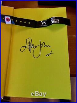 Elton John Signed Me Autobiography Book London Waterstones Event Inc Wristband